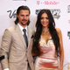 Erik and Melinda Karlsson at the 2017 NHL Awards last summer.